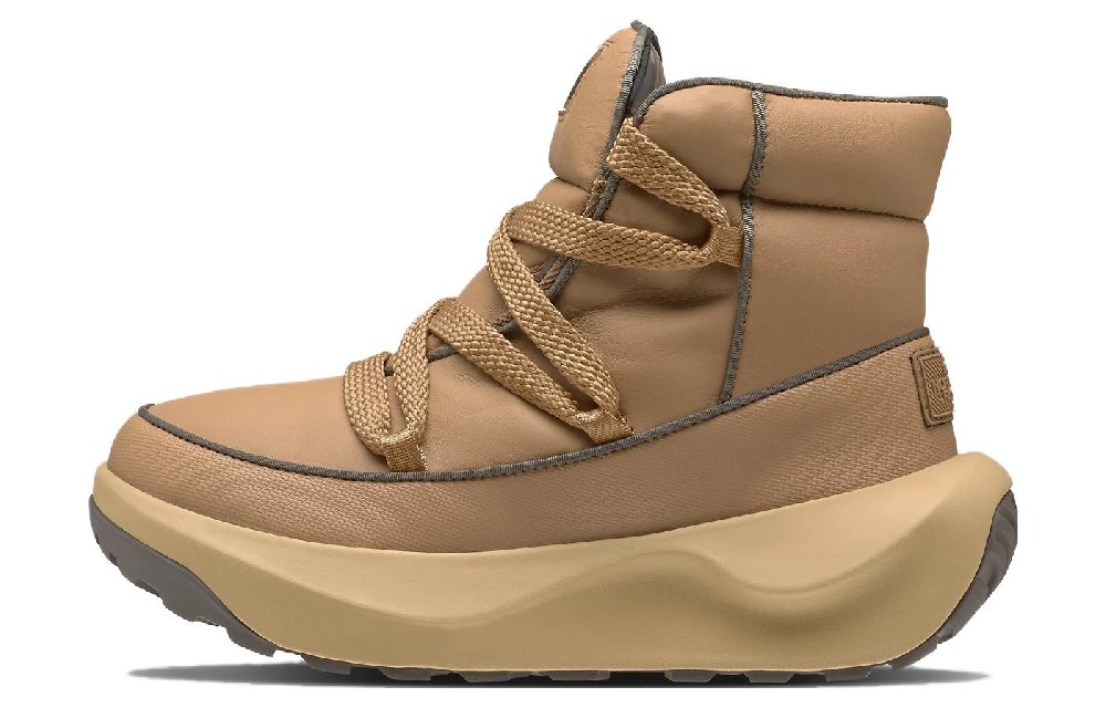 THE NORTH FACE Halseigh ThermoBall™ Lace Waterproof Waterproof And Wear-resistant Crew Outdoor Boots Flat Women's Brown