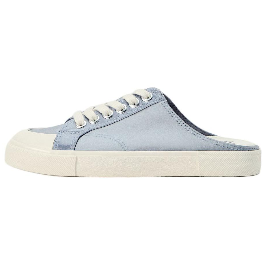 ZARA Wrap-toe Slippers Women's Blue