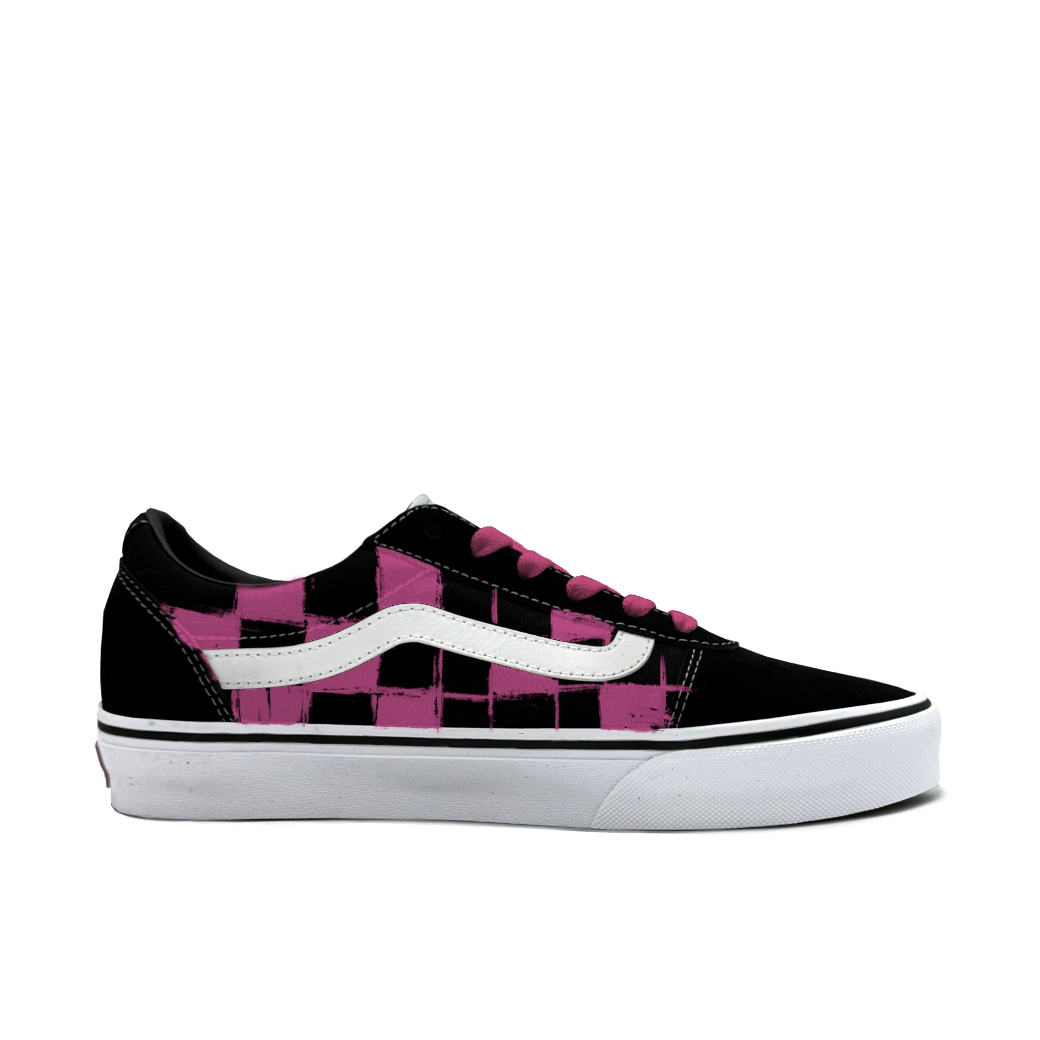 Vans Ward Abrasion Resistant Low Top Skateboard Shoes Women's Pink