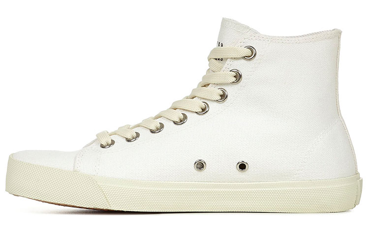 Maison Margiela Tabi Canvas Shoes Women's High-Top White