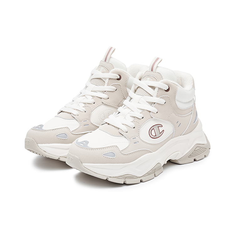 Champion High-Top Chunky Sneakers Women's Milk White