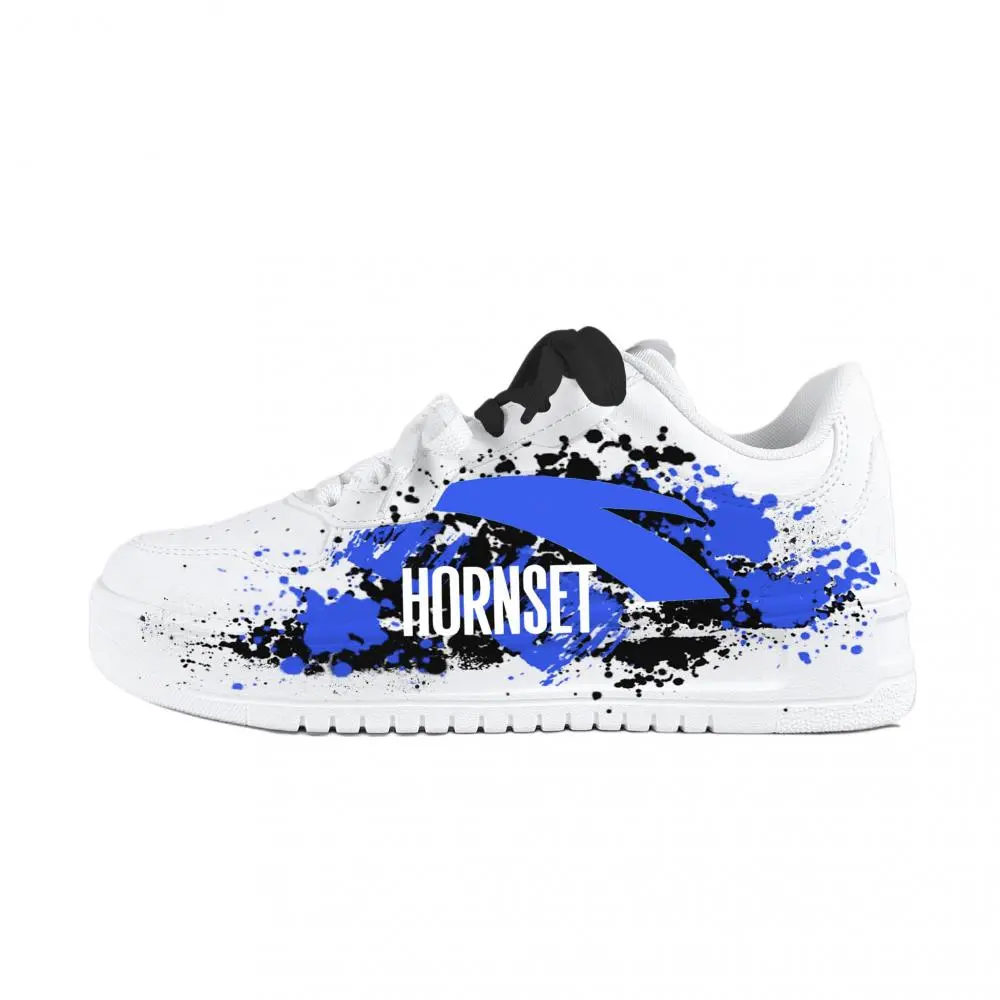 Anta Relaxed Slip Resistant Abrasion Resistant Low top Skateboard Shoes Unisex White