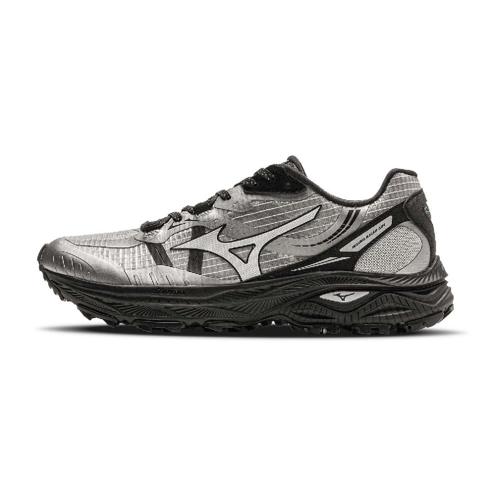 Mizuno Racer ADV Abrasion Resistant Low Top Running Shoes Unisex Silver