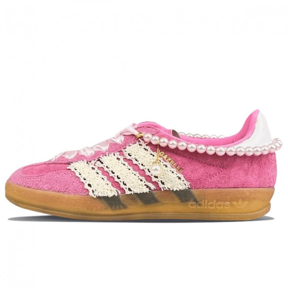 Adidas Originals Samba Anti-Slip Wear-Resistant Low-Top Skateboard Shoes Unisex Dragon Fruit Red