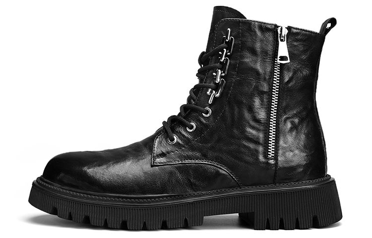 Jeep Martin Boots Men Black