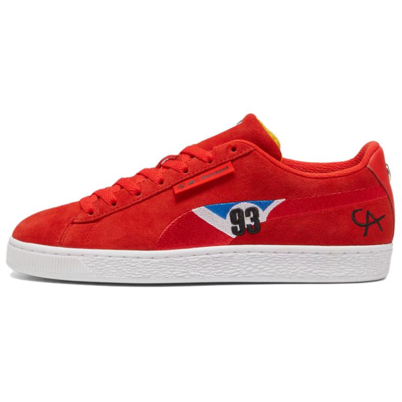 PUMA BMW M Motorsport Low Top Skateboard Shoes Unisex Red Yellow Blue