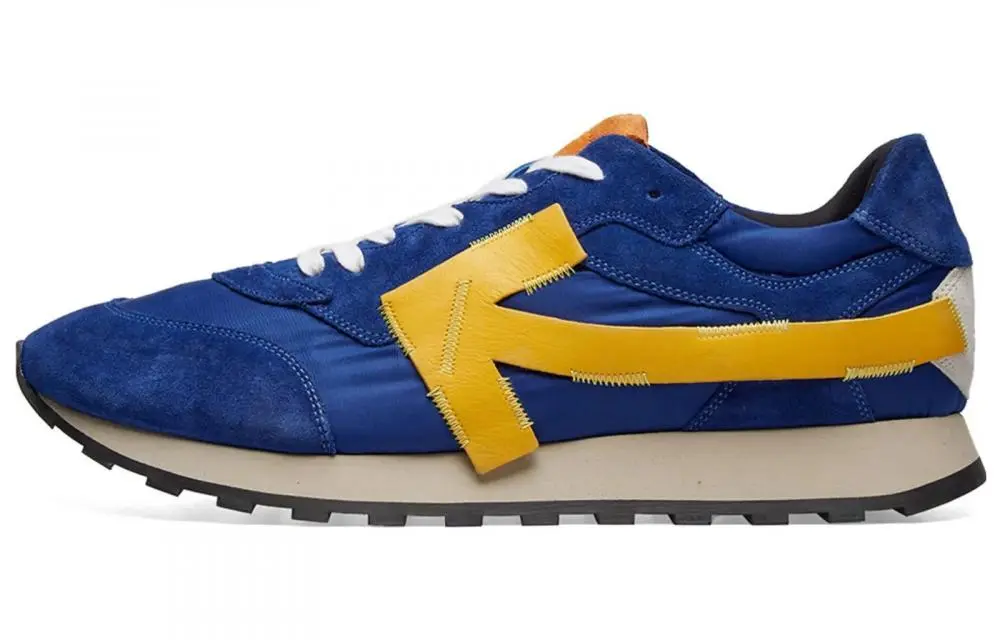 OFF-WHITE Arrow Running Blue Yellow