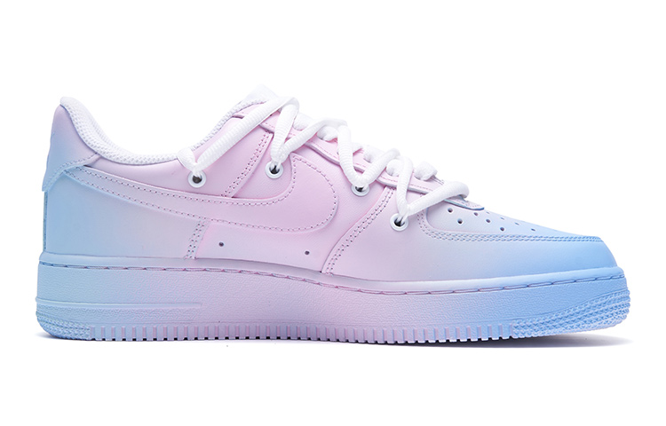 Nike Air Force 1 LE Slip Resistant Cushioning Abrasion Resistant Low Top Skateboard Shoes GS Blue Pink Purple купить в интернет-магазине Yoocart с быстрой доставкой по России.
