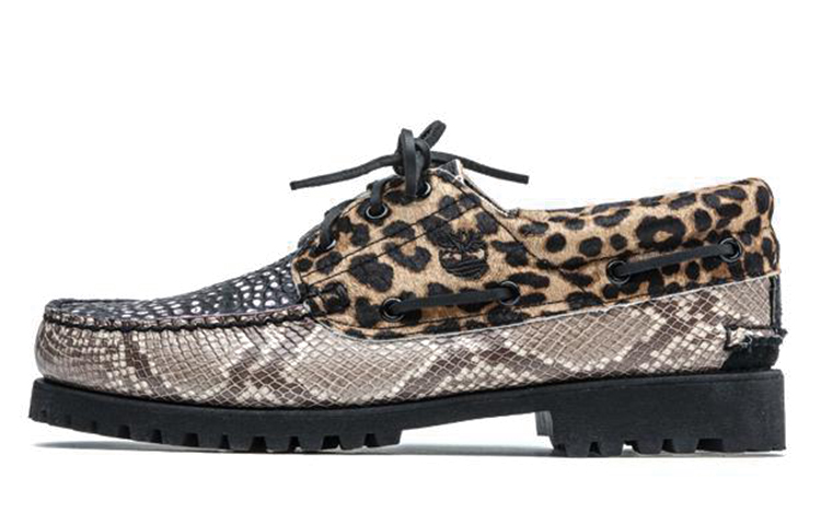 Timberland Chinatown Market X 3-Eye Lug Handsewn Boat 'Animal Print'
