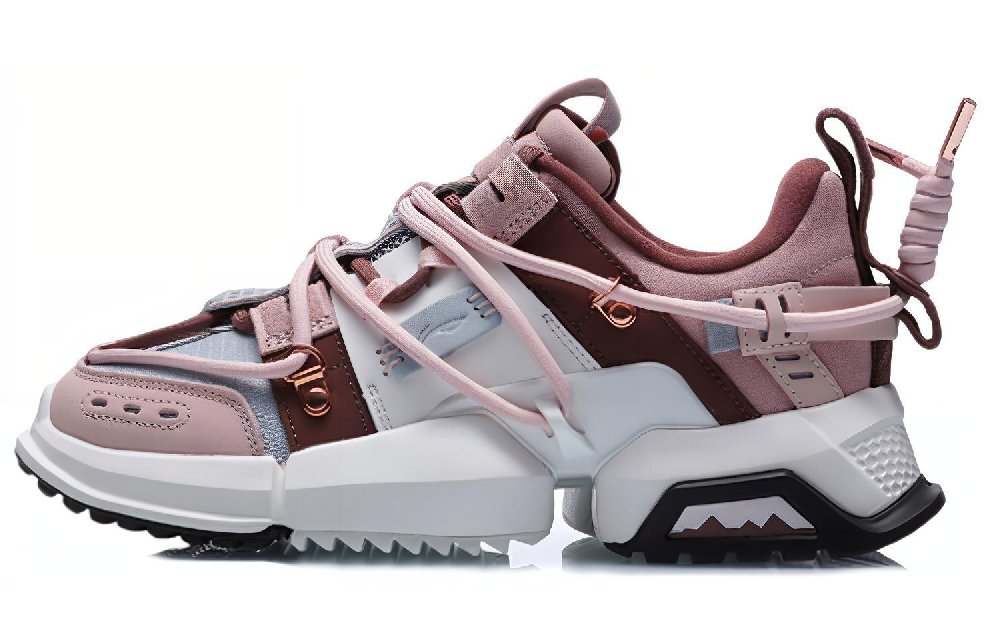 LiNing Casual Shoes Women's Low-Top Pinkish Umber
