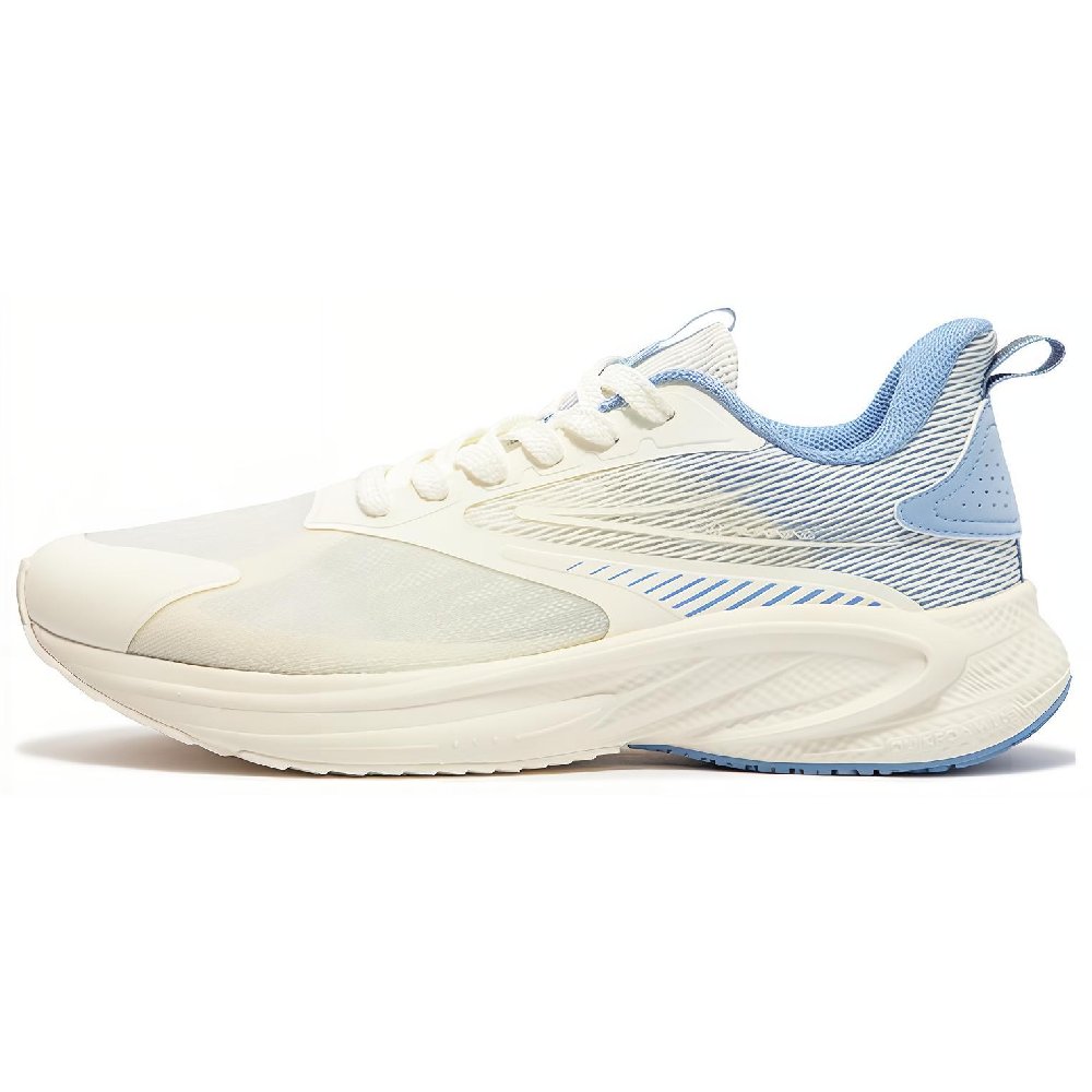 361° Speed Cushioning Wear-Resistant Low-Top Running Shoes Men's White Blue