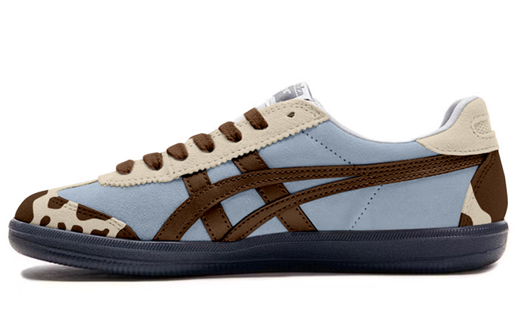 Onitsuka Tiger Tokuten Low Top Skateboard Shoes Unisex Beige Brown Blue