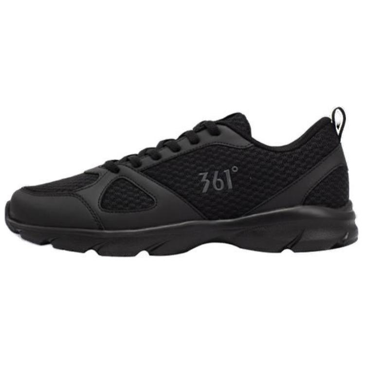 361° Cushioning, Wear Resistant Low Top Casual Running Shoes Men's Black