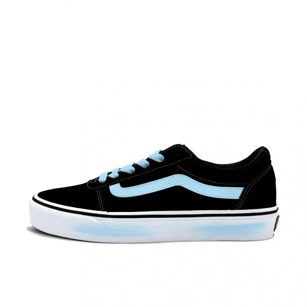 Vans Ward Abrasion Resistant Low Top Skateboard Shoes Men's Blue