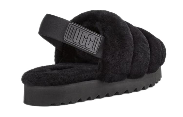 UGG Super Fluff Slipper Black Women's купить в интернет-магазине Yoocart с быстрой доставкой по России.
