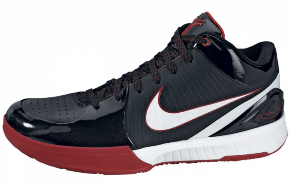 Nike Kobe 4 Black White Varsity Red
