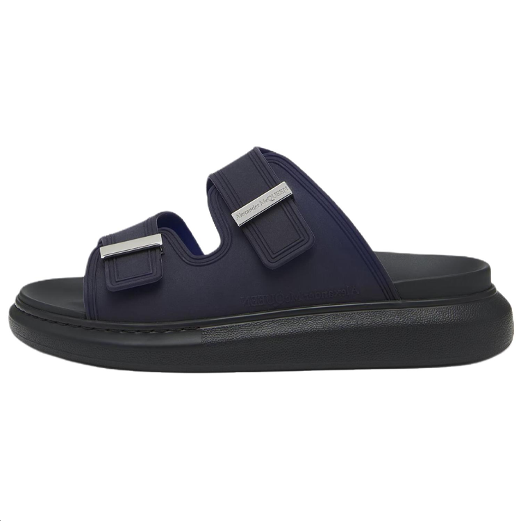 Alexander McQueen Hybrid Slide Slippers Men's Blue Black