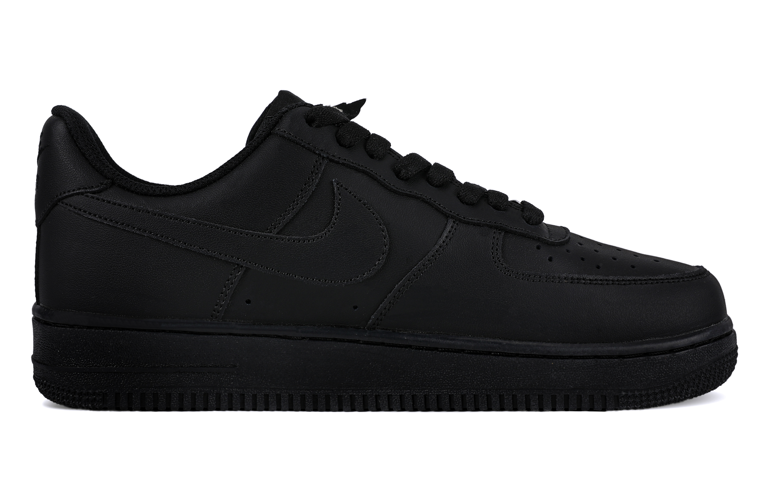 Nike Air Force 1 Wear resistant And Lightweight Low top Skateboard Shoes Unisex Black купить в интернет-магазине Yoocart с быстрой доставкой по России.