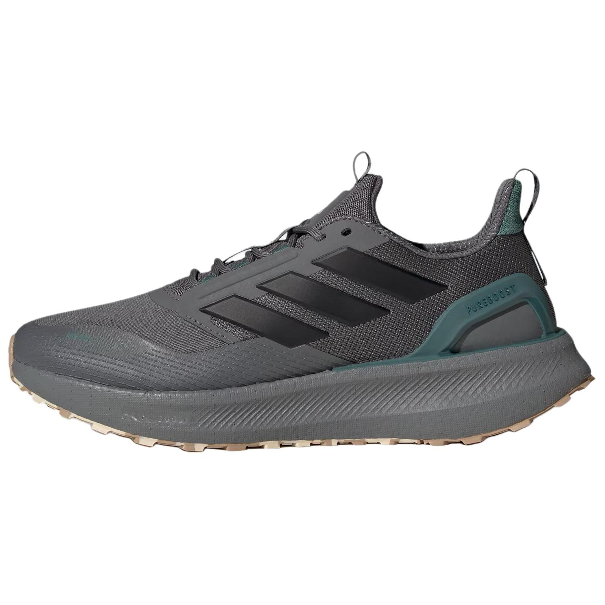 Adidas PUREBOOST 5 Slip Resistant, Abrasion Resistant, Waterproof, Thermal Rebound Running Shoes Unisex Gray