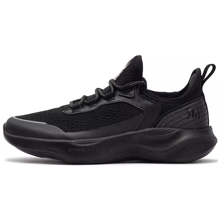 361° Breathable Lightweight Low-Top Casual Running Shoes Women's Obsidian Black