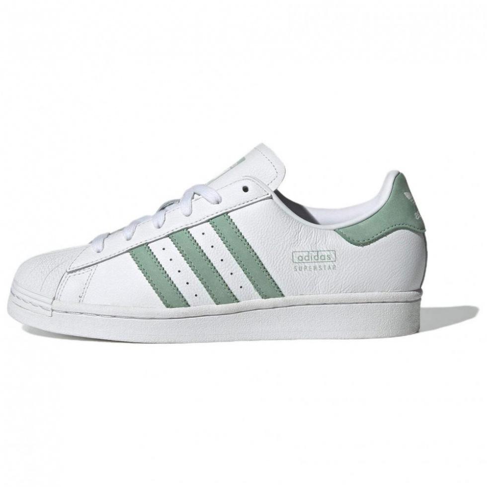 Superstar Women's Adidas Originals 'White Hazy Green' Women's