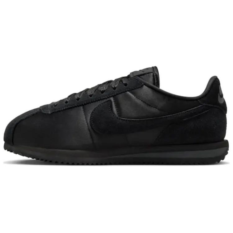 Nike Cortez Textile Satin 'Triple Black' Women's