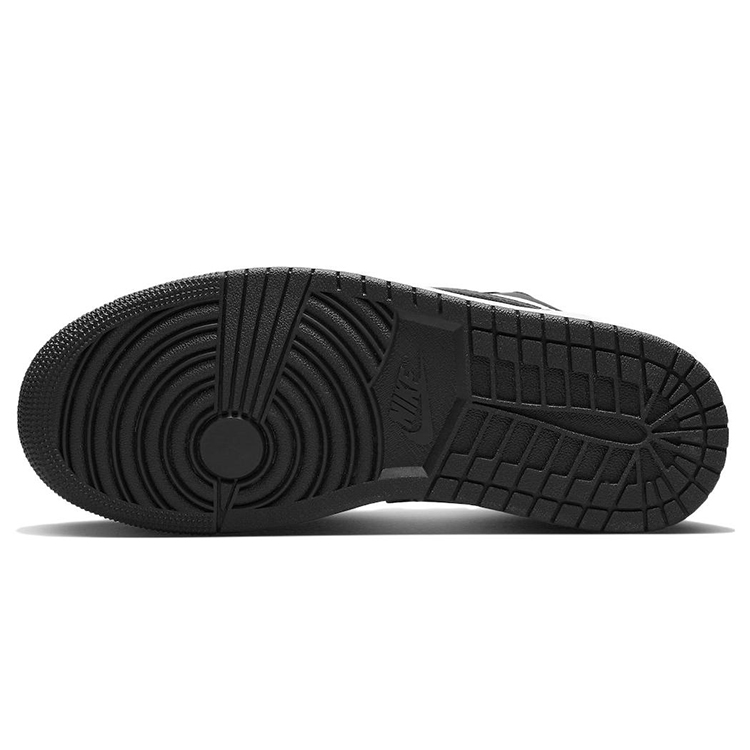 Jordan Air Jordan 1 Cushioned Slip-Resistant Low-Top Vintage Basketball Shoes Women's Black White