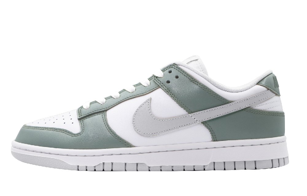 Nike Dunk Low-Top Skateboard Shoes GS Ecru Gray