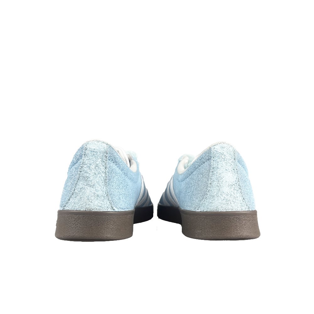 Adidas Neo VL Court Lifestyle Silk Blue Sky Anti Slip Wear Resistant Low Top Skateboard Shoes Unisex Blue White