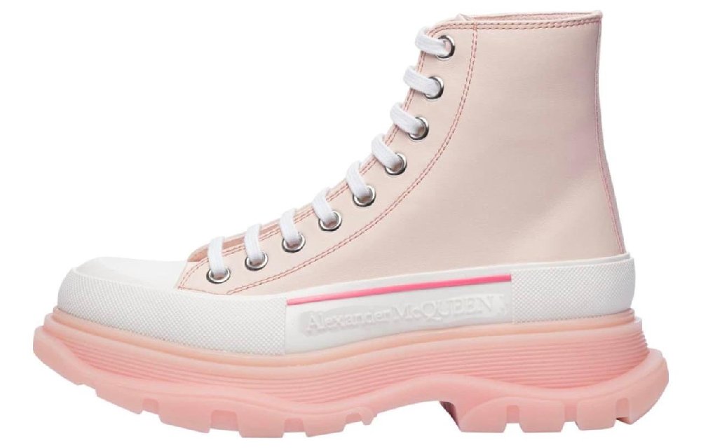 Alexander McQueen Tread Slick Boot Pale Peach Women's
