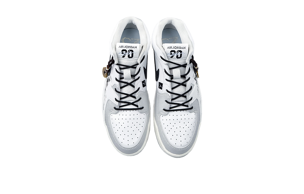 Jordan Stadium 90 Cushioning, Wear Resistant Low top Vintage Basketball Shoes Men's White Black купить в интернет-магазине Yoocart с быстрой доставкой по России.