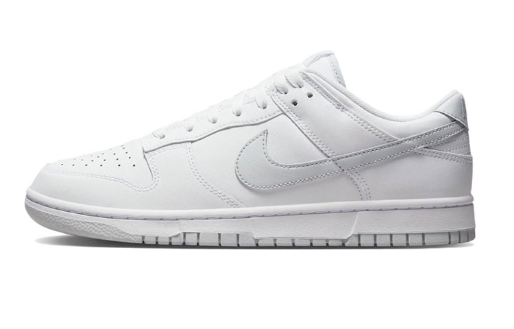 Nike Dunk Slip-Resistant Low-Top Skateboard Shoes Women's White Brown купить в интернет-магазине Yoocart с быстрой доставкой по России.
