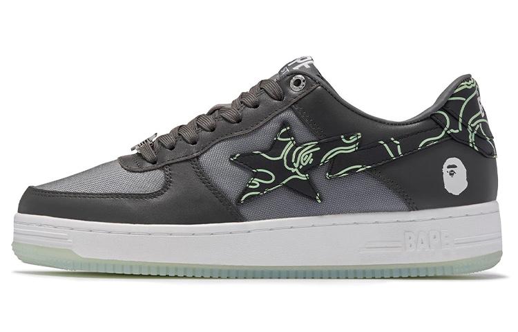 A BATHING APE STA Stylish Skateboarding Shoes Men's Digital Camouflage