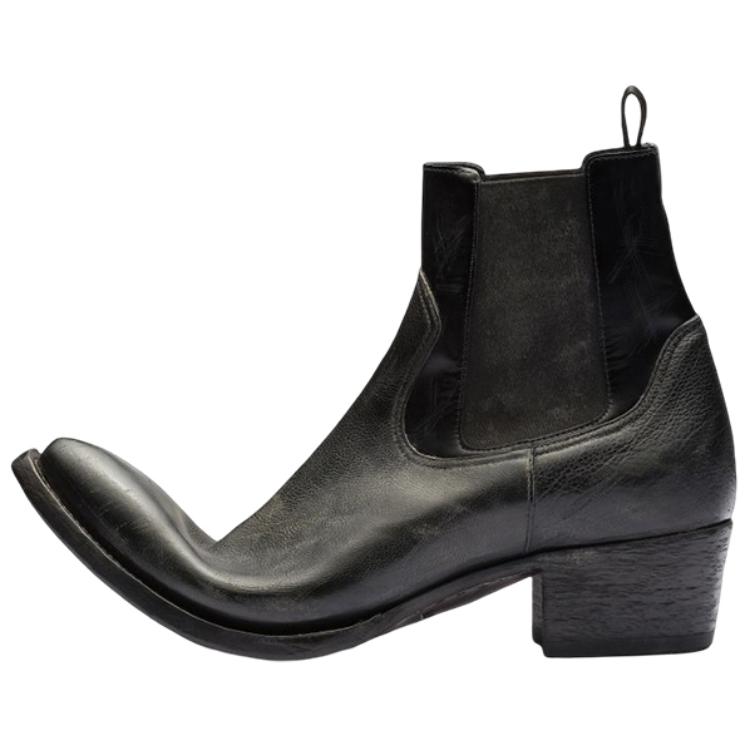 PRADA Wizard Boots Short Chelsea Boots 4cm Men's Black