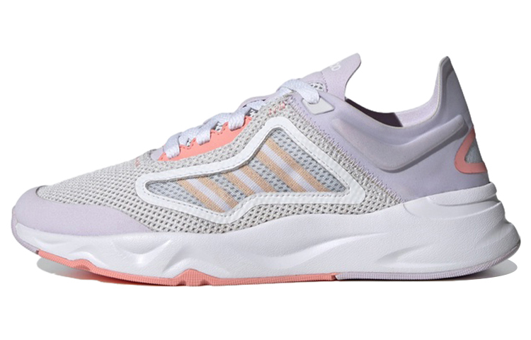 Adidas Neo Futureflow Cushioning Low-Top Running Shoes Women's Light Purple Orange