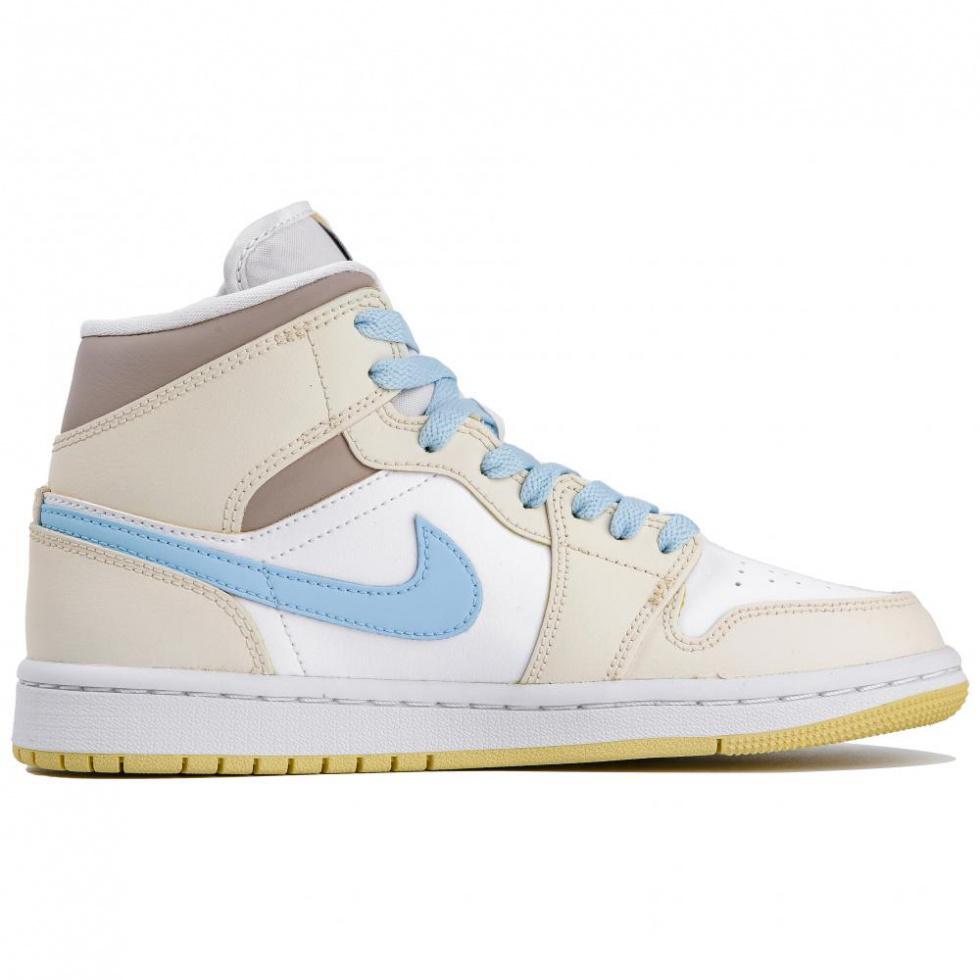 Jordan Air Jordan 1 High-Top Vintage Basketball Shoes Women's White Yellow купить в интернет-магазине Yoocart с быстрой доставкой по России.