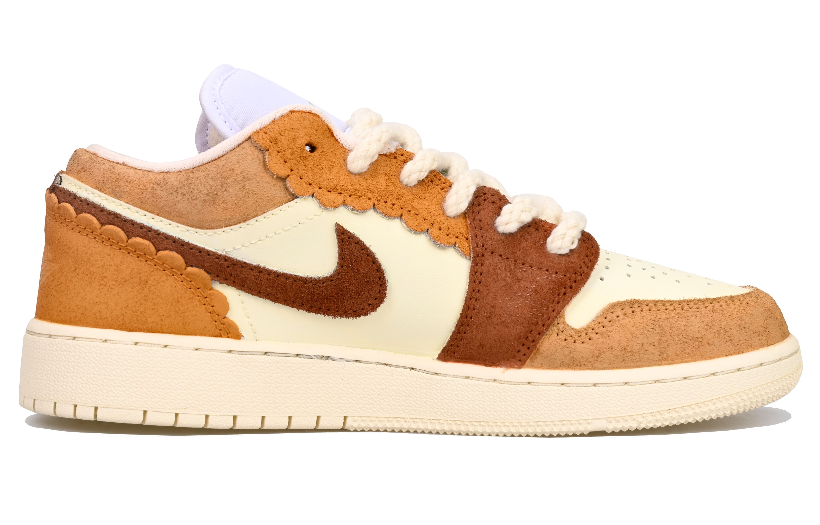 JORDAN Air JORDAN 1 Vintage Basketball Shoes Women's Low-Top Brown купить в интернет-магазине Yoocart с быстрой доставкой по России.