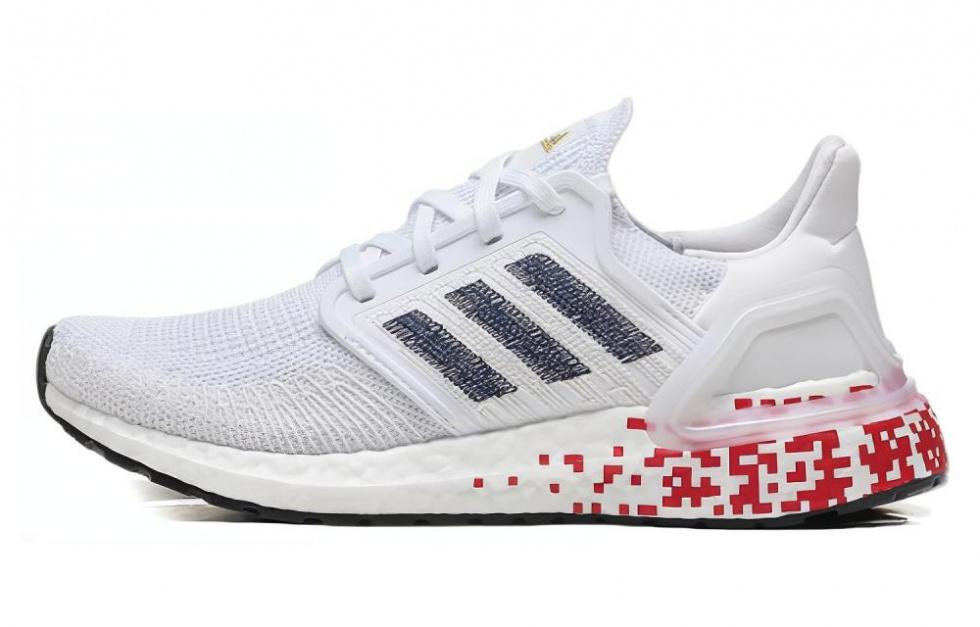Adidas Ultraboost 20 'White Blue Red' Women's