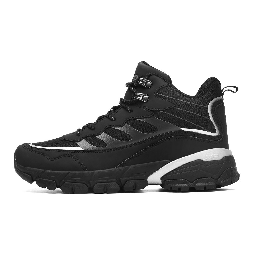 Jeep Mid Top Outdoor Hiking Mountaineering Shoes Men's Black
