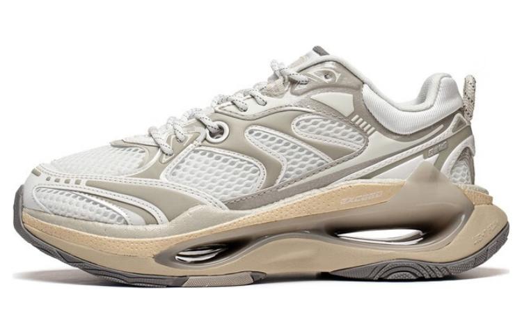 LiNing Beyond Infinity Durable Breathable Low-Top Sports Casual Shoes Women's White Gray