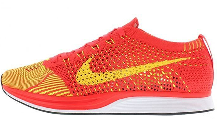 Nike Flyknit Racer Bright Crimson Volt