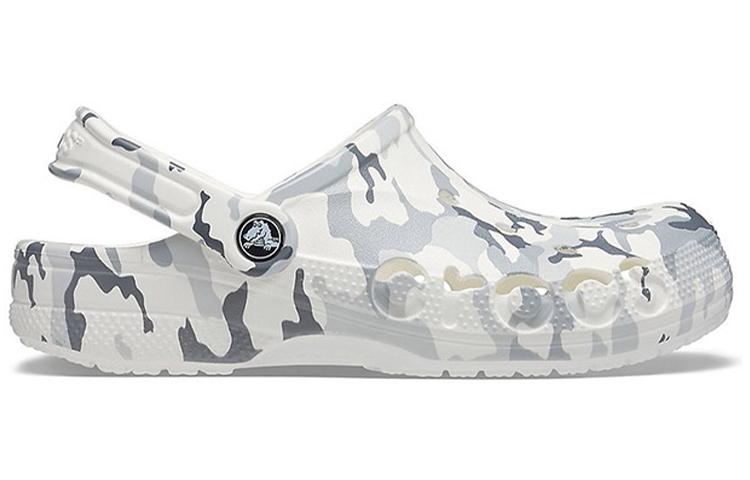 Crocs Unisex Bayaband Sandals White Camo 'Gray White'