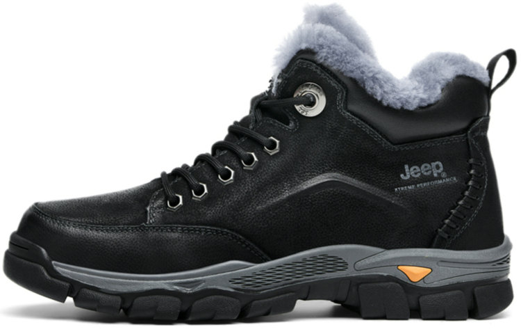 Jeep Snow Boots Men Black