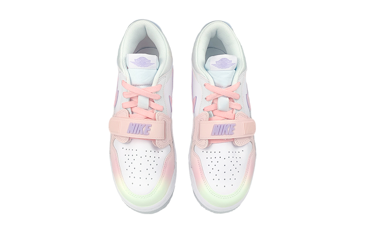 Jordan Legacy 312 Low-Top Vintage Basketball Shoes Women's White Pink Green купить в интернет-магазине Yoocart с быстрой доставкой по России.