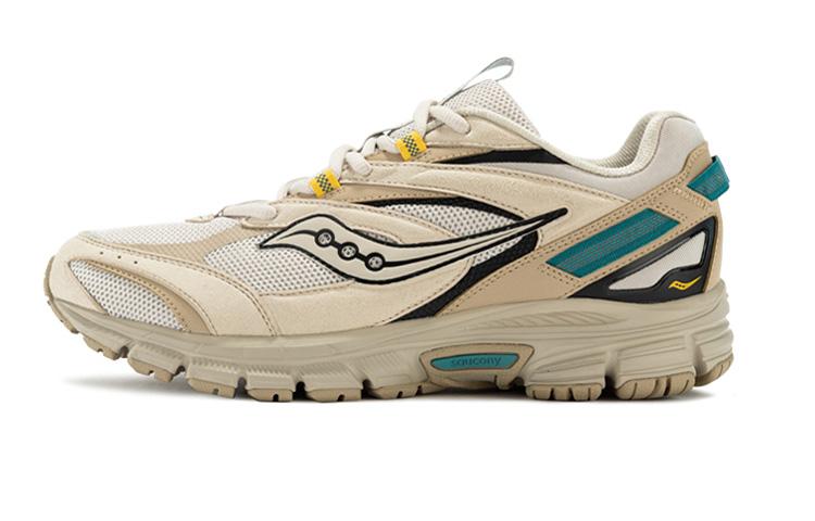 Saucony Cohesion 2K Classic 2K Cushioning Anti-Slip And Wear-Resistant Low-Top Running Shoes Unisex Gray Brown