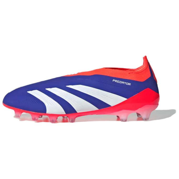 Adidas Predator Elite Laceless Artificial Ground Lucid Blue Cloud White Solar Red