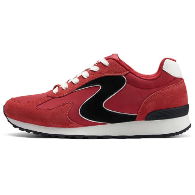 Skechers Street Cushioning Wear-Resistant Low-Top Casual Shoes Men's Red
