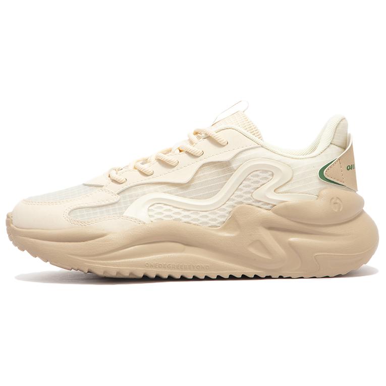 361° Cushioning, Wear Resistant Low Top Casual Shoes Women's White Brown