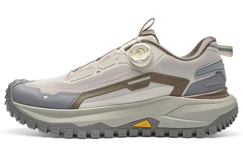 Kappa Height Increasing Support Abrasion Resistant Slip Resistant Low top Running Shoes Men's Gray