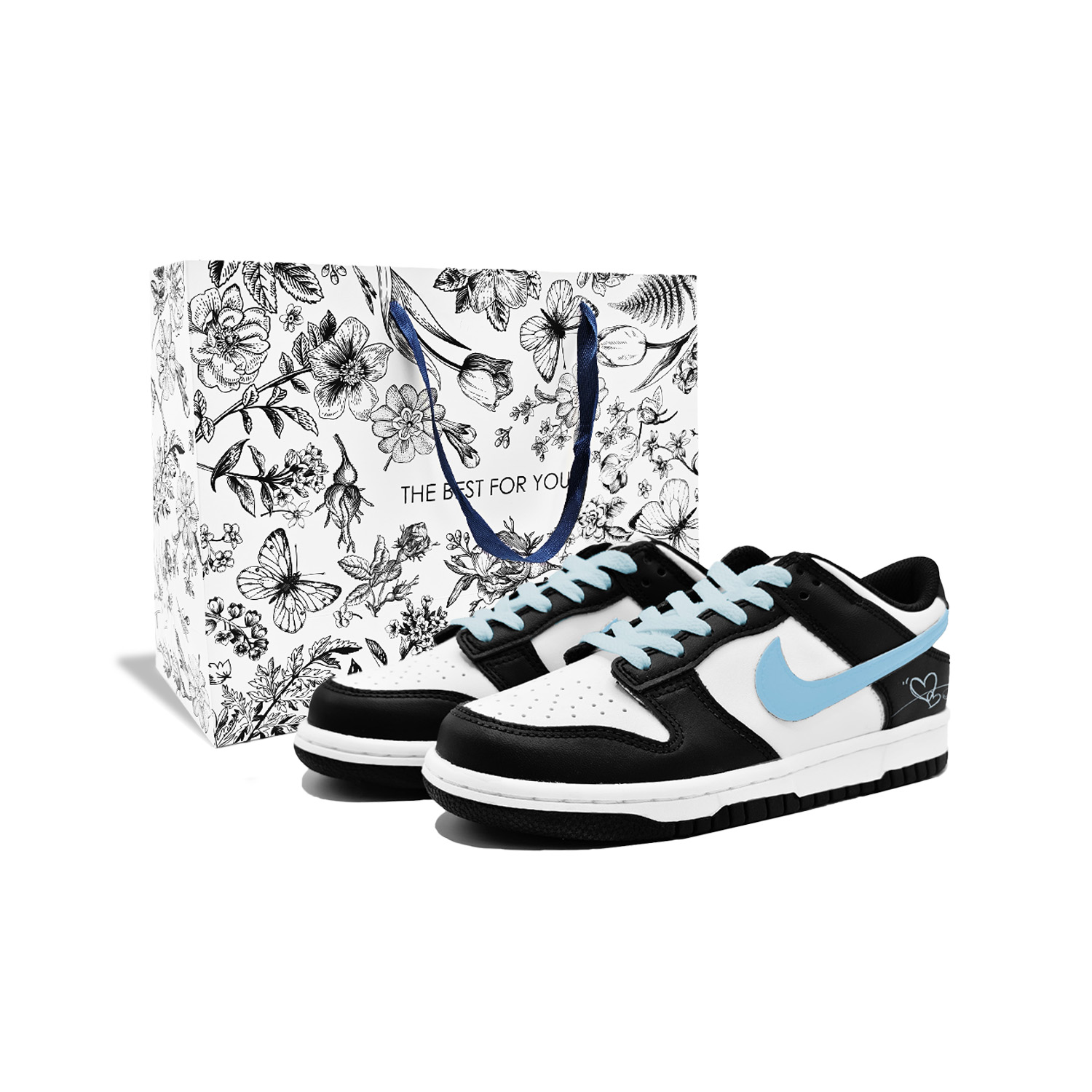 Nike Dunk Cupid Cushioning, Wear Resistant Low top Skateboard Shoes Women's
